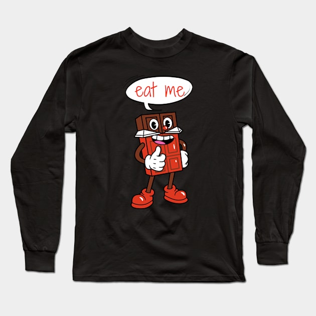 Chocolate bar Long Sleeve T-Shirt by dineshv